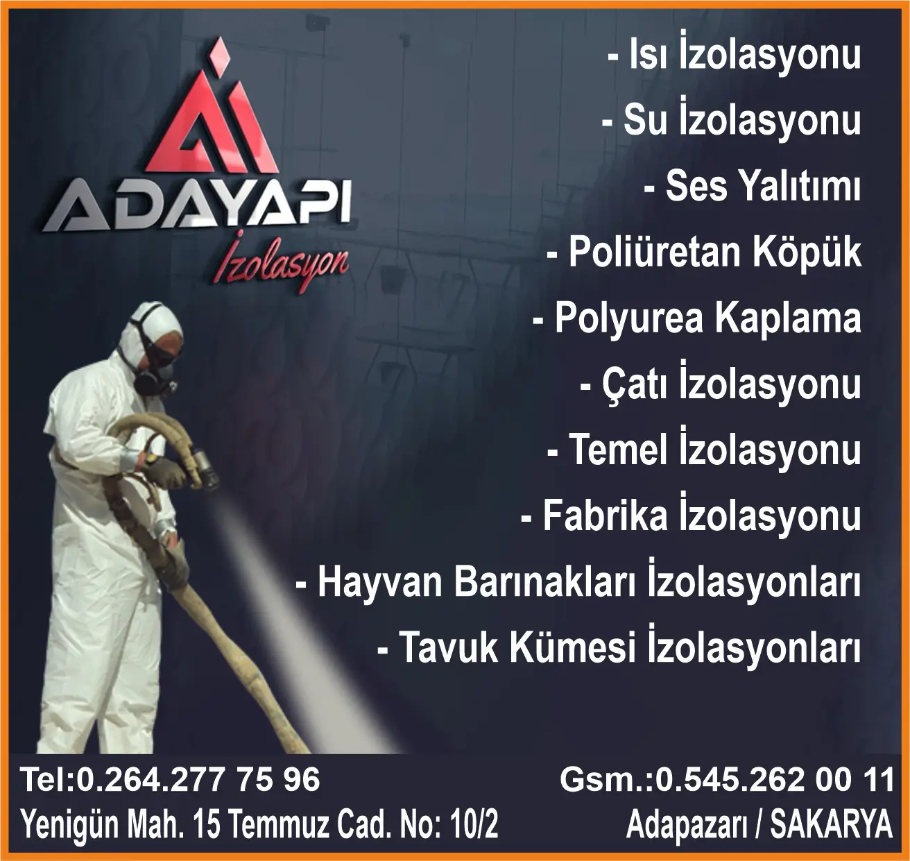 adapazari izolasyon